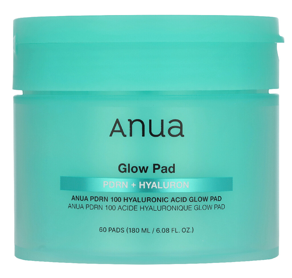 Anua Tonizačné tampóny PDRN 100 Hyaluronic Acid Glow Pad 60 ks