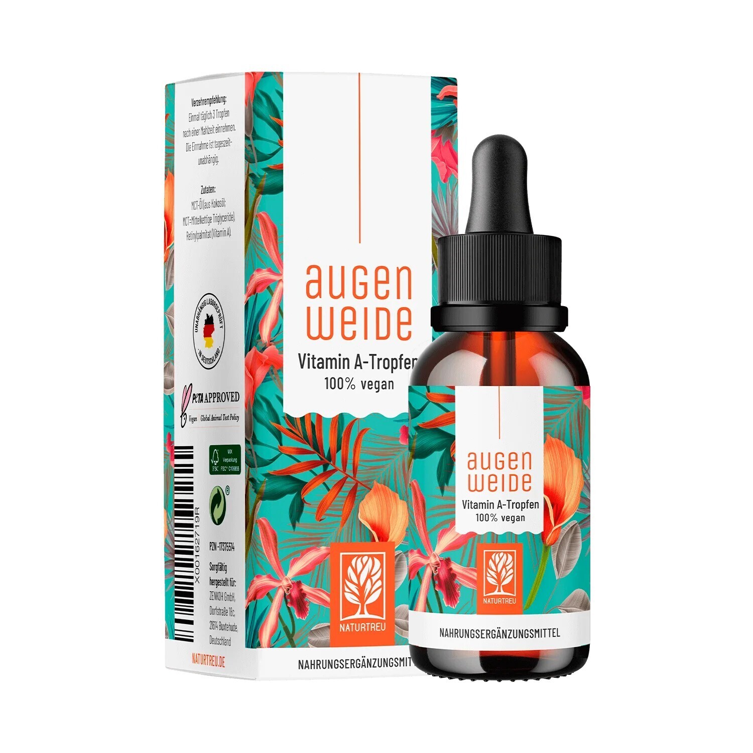 Naturtreu Vitamín A vysoko koncentrované kvapky 50 ml