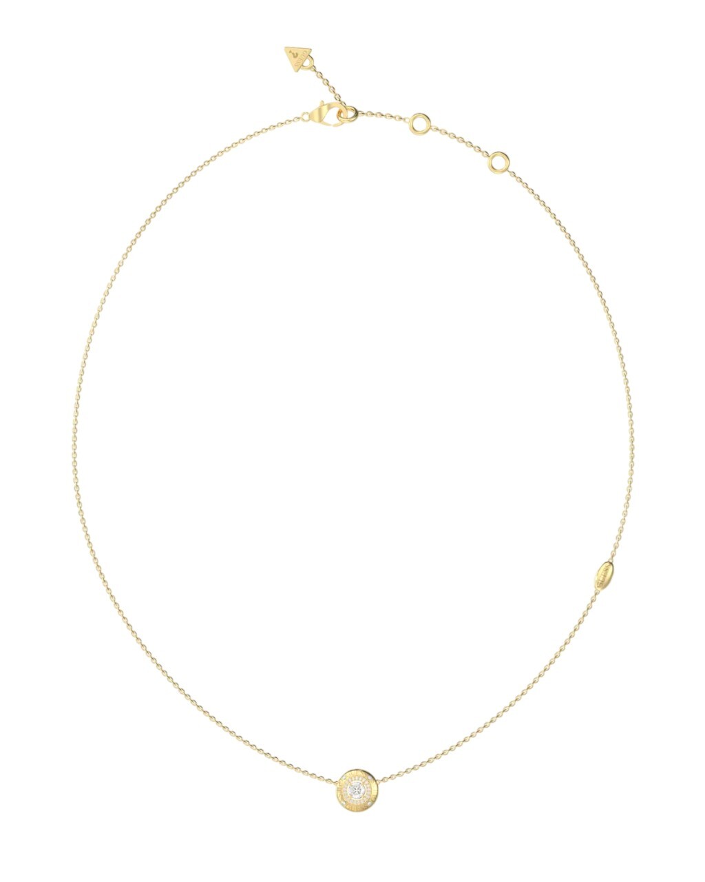 Guess Pôvabný pozlátený náhrdelník Sparks JUBN06287JWYGT/U