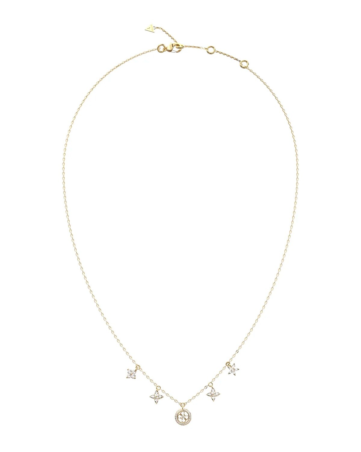 Guess Fashion pozlátený náhrdelník Secret Garden JUBN06032JWYGT/U