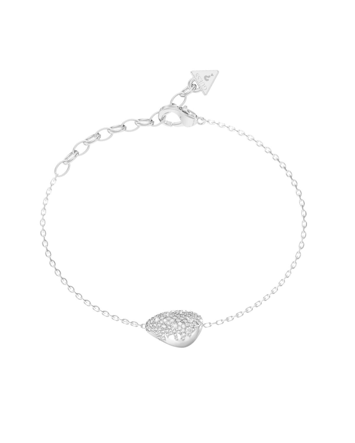 Guess Slušivý náramok s kryštálmi Moon Drops JUBB06254JWRH 18,4 cm