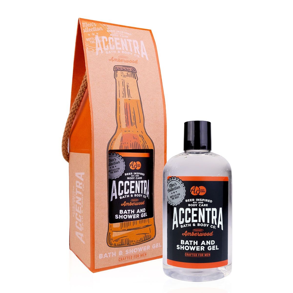 Accentra Sprchový a kúpeľový gél Men`s Collection 360 ml