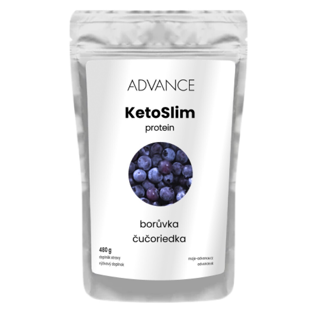 Advance KetoSlim čučoriedka proteín 480 g