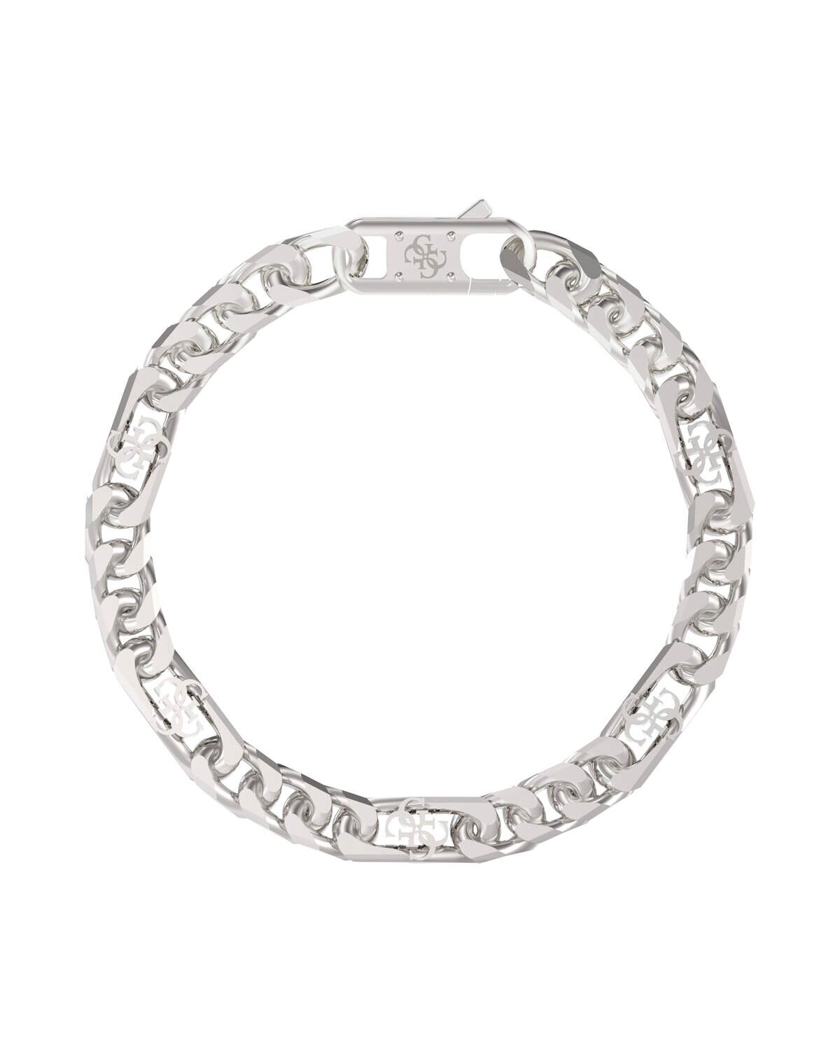 Guess Výrazný oceľový náramok 4G Frontiers JUMB06034JWST 19 cm