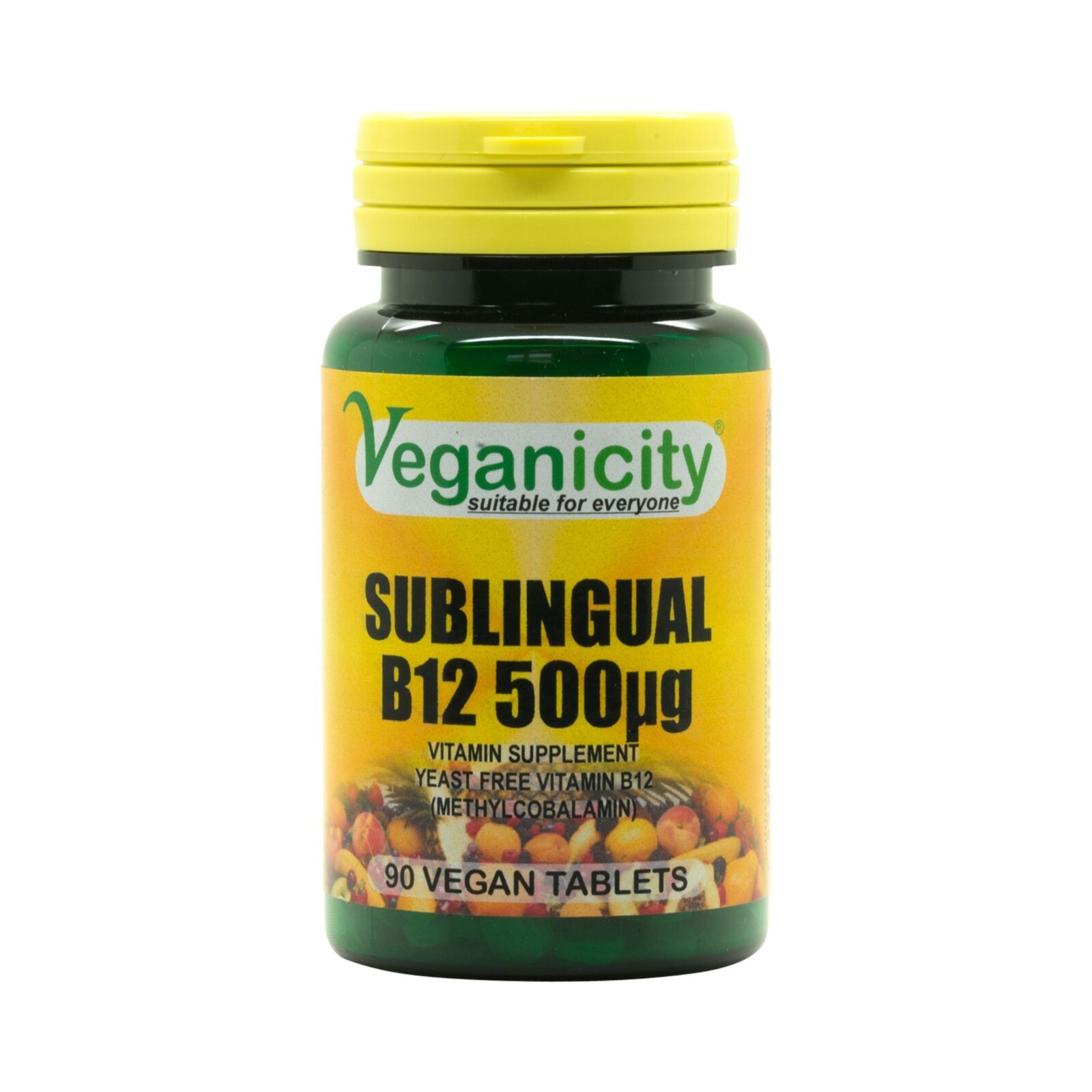Veganicity Vitamín B12 500 mg 90 vegán tabliet