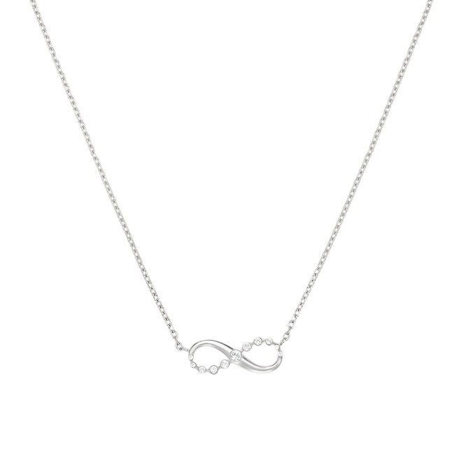 Rosefield Úchvatný dámsky náhrdelník s kryštálmi Infinity JNINS-J1329