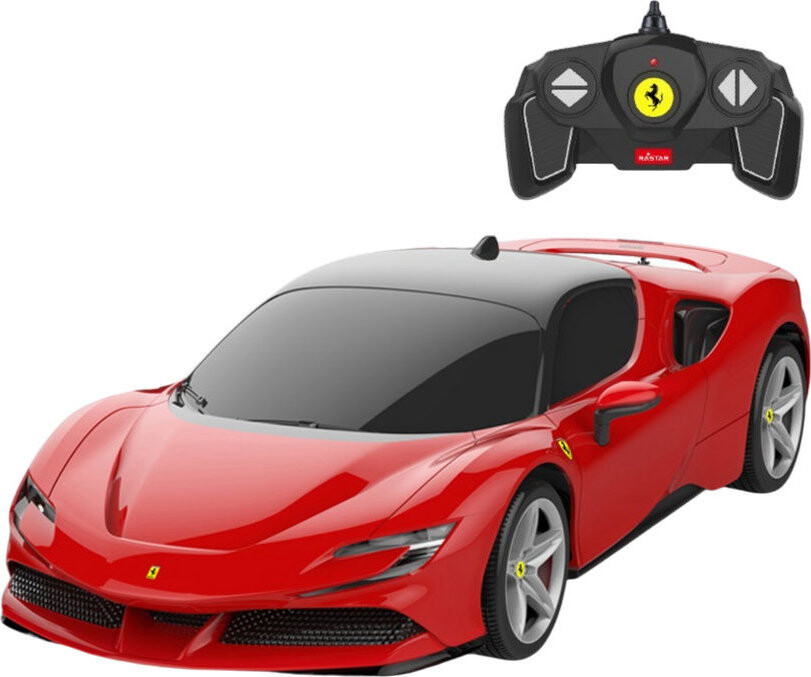 Rastar 20600 Auto RC Ferrari SF90 Stradale 1:18, červené