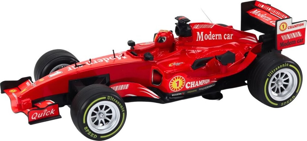 LEAN Toys 18603 RC závodní auto 1:12 se světly a zvuky, červené