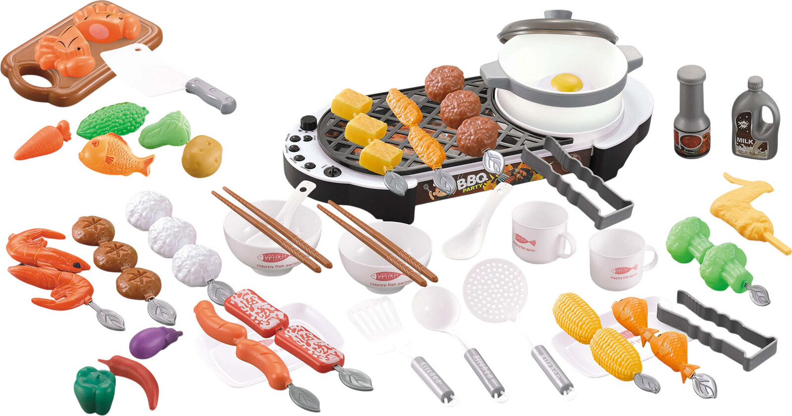 MultiStore HC487931 Grilovací set s kuchyňskými doplňky, 69 ks