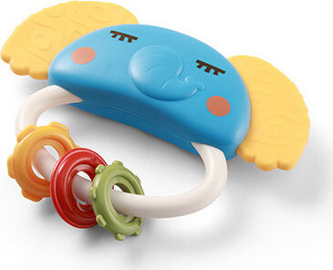 BabyOno Hrkálka s hryzadlom Elephant 0 m+