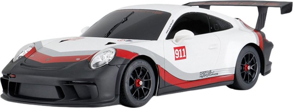 Rastar 20602 Auto na dálkové ovládání R/C Porsche 911 GT3 1:18, bílé