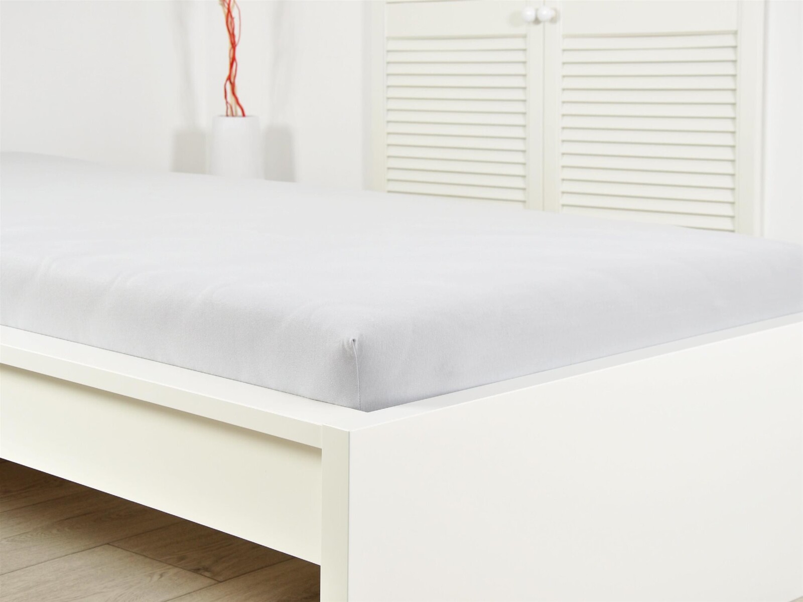 B.E.S. PETROVICE Plachta na posteľ detské JERSEY 60 × 120 cm, sivá