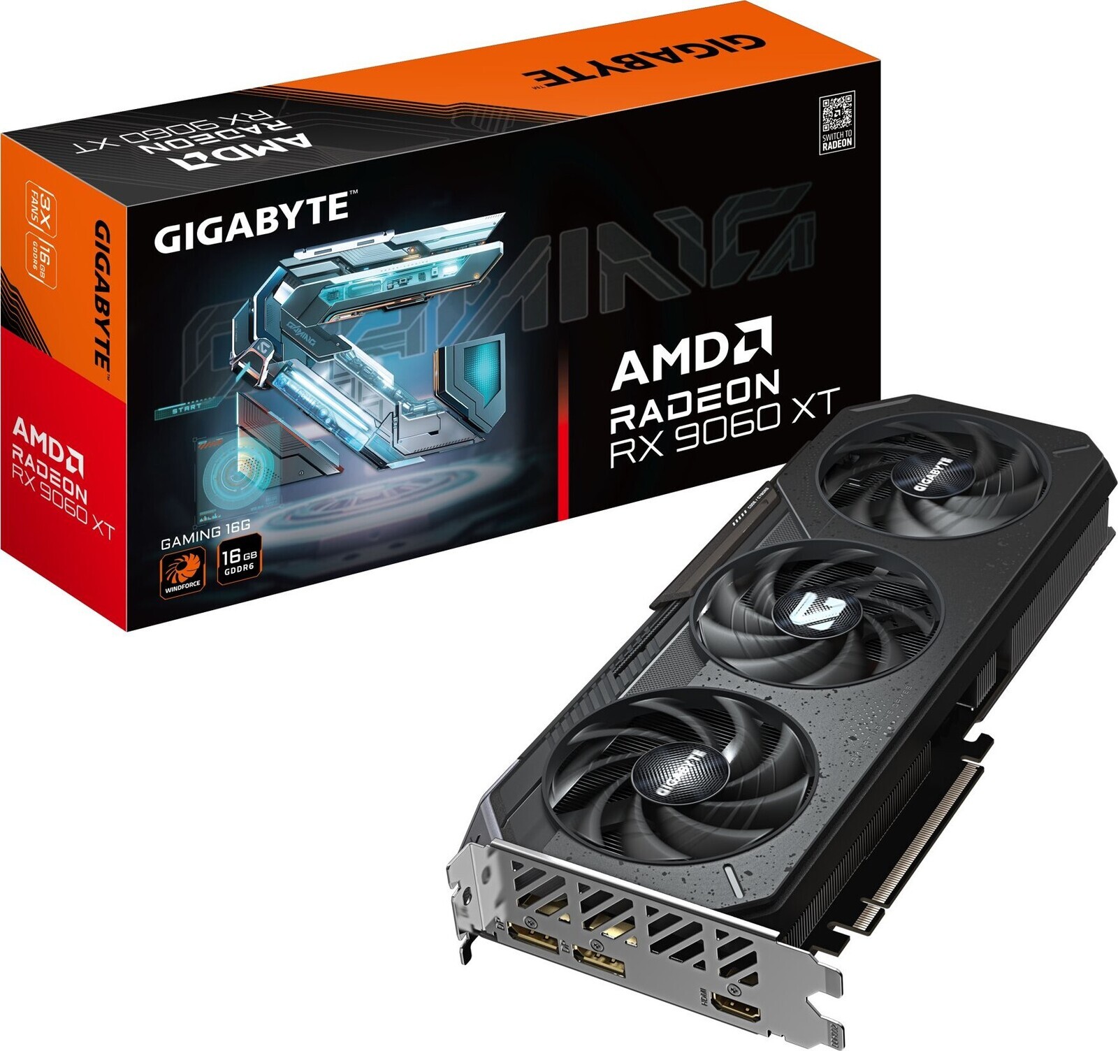 GIGABYTE Radeon RX 9060 XT GAMING 16G