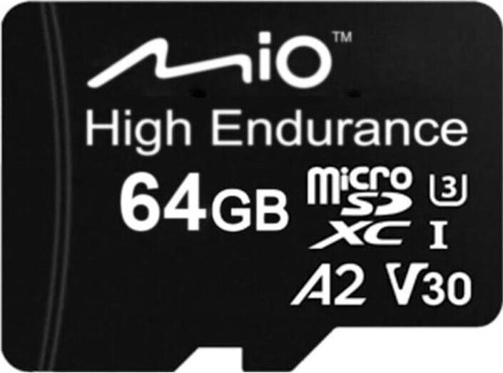 Mio 64 GB microSDXC, V30, U3, A2