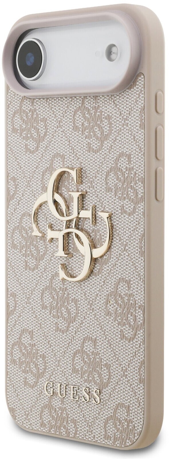 Guess PU 4G Metal Logo Zadný Kryt pre iPhone Air Pink