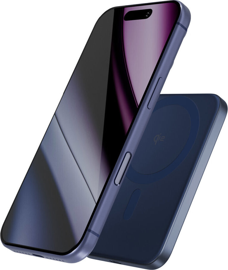 Epico UltraPack Qi2 5000 mAh Mag+ tenká hliníková bezdrôtová powerbanka EM51 – modrá