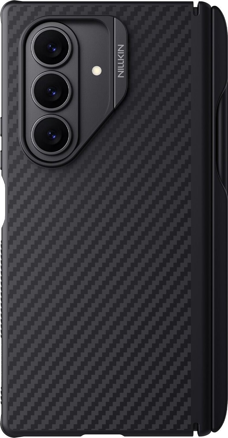 Nillkin Synthetic Fiber PRO Magnetic Pen Slot Zadný Kryt pre Samsung Galaxy Z Fold 7 Black