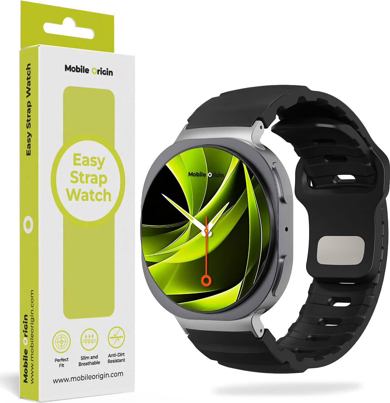 Mobile Origin Easy Strap Galaxy Watch 8 Black