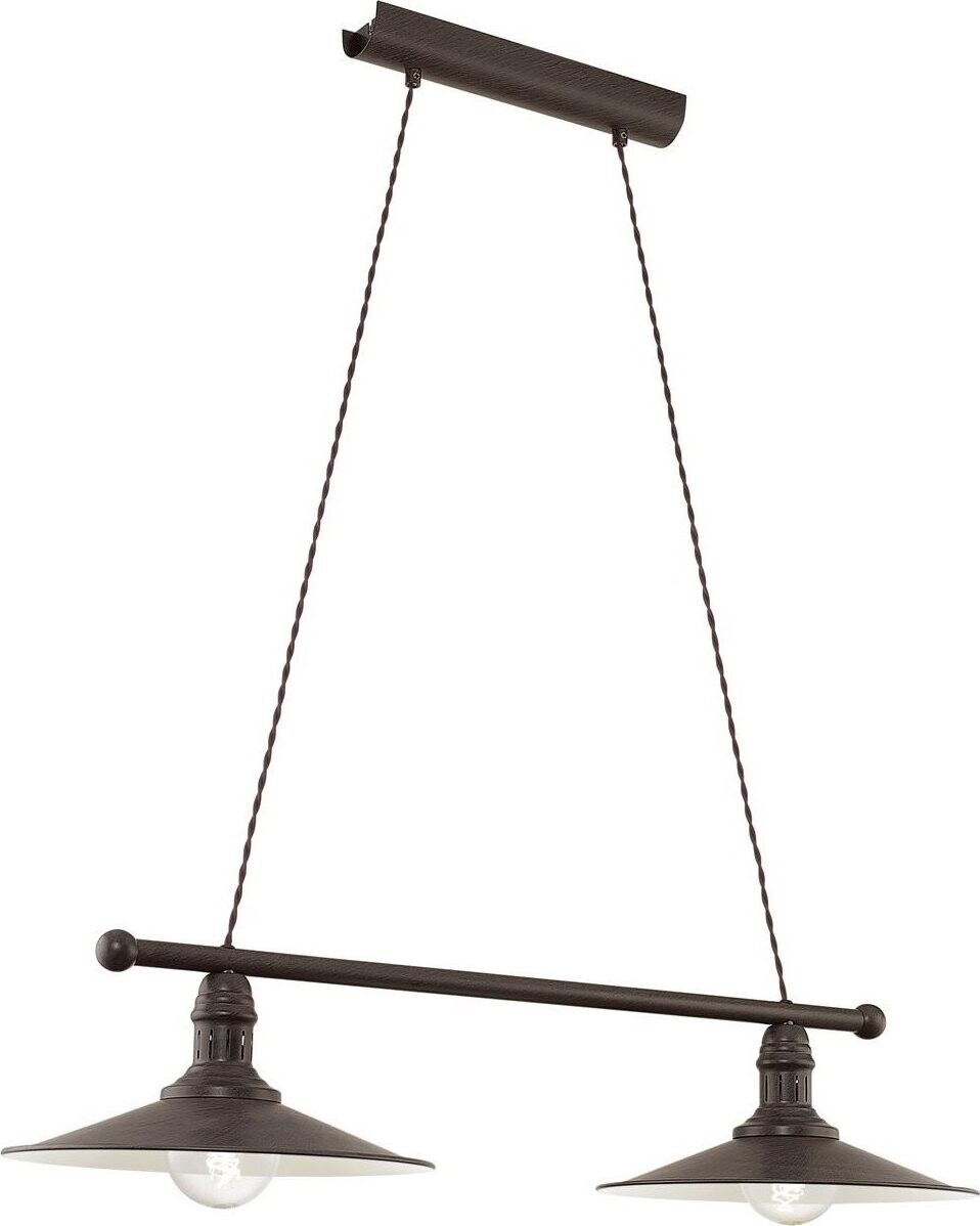 Eglo – Luster 2× E27/60 W/230 V