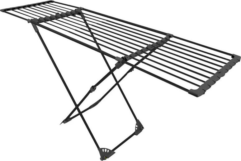 Massido 688102 Teleskopický sušák na prádlo Ursula 20 m s kolečky, černý