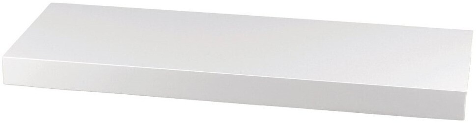 Nejlevněšjí nábytek – nástenná polička Kaleb 60 cm, biela vysoký lesk