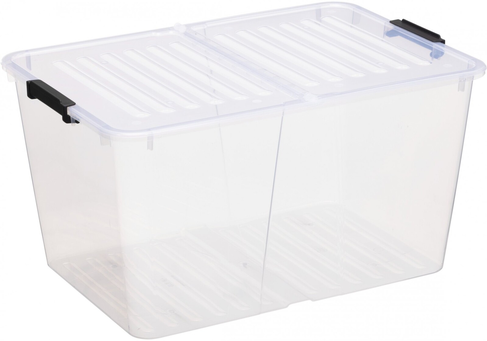 Siguro Fold Box so skladacím vekom 50 l, 56,7 x 39,6 x 30,6 cm, transparentný