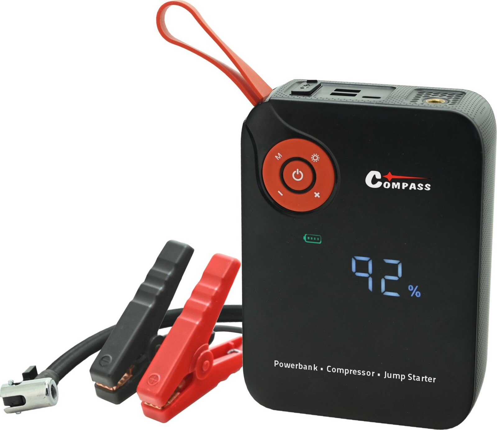 COMPASS Kompresor AKU DIGITAL + JUMP STARTER s powerbankou 7200 mAh 600 A