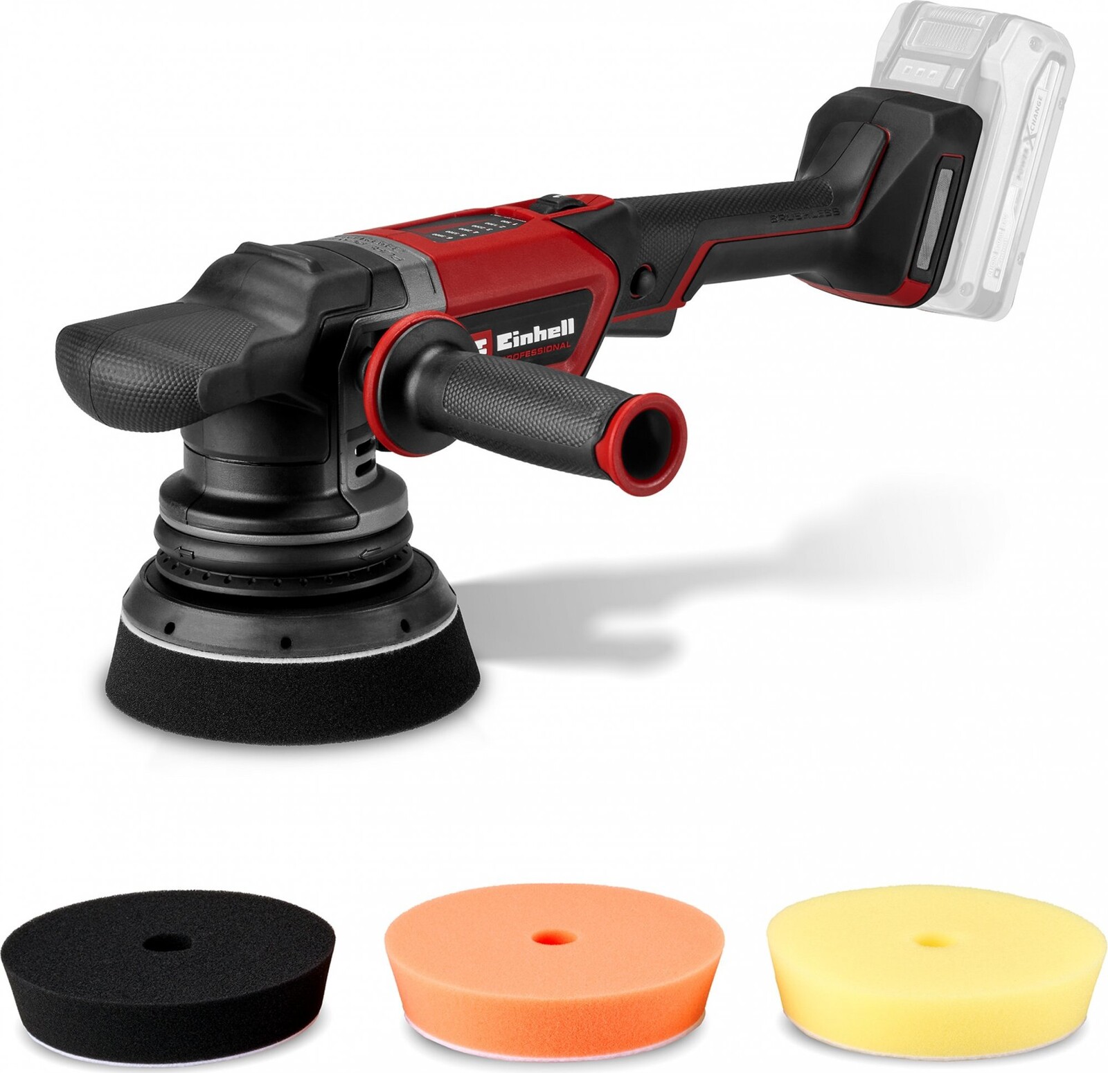 EINHELL Professional Leštička na auto excentrická AKU CP-EP 18/125 Li BL-Solo, 2093330 (bez AKU)