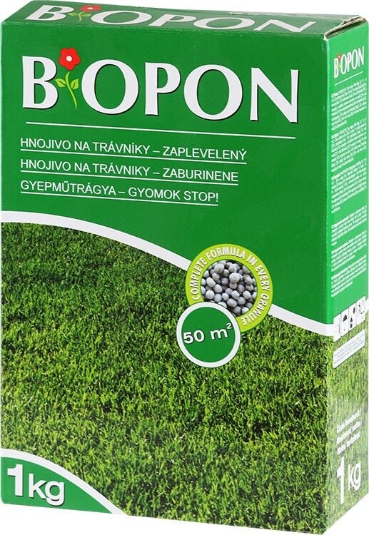 ZAFIDO trávnikové hnojivo BOPON – zaburinený, 1 kg
