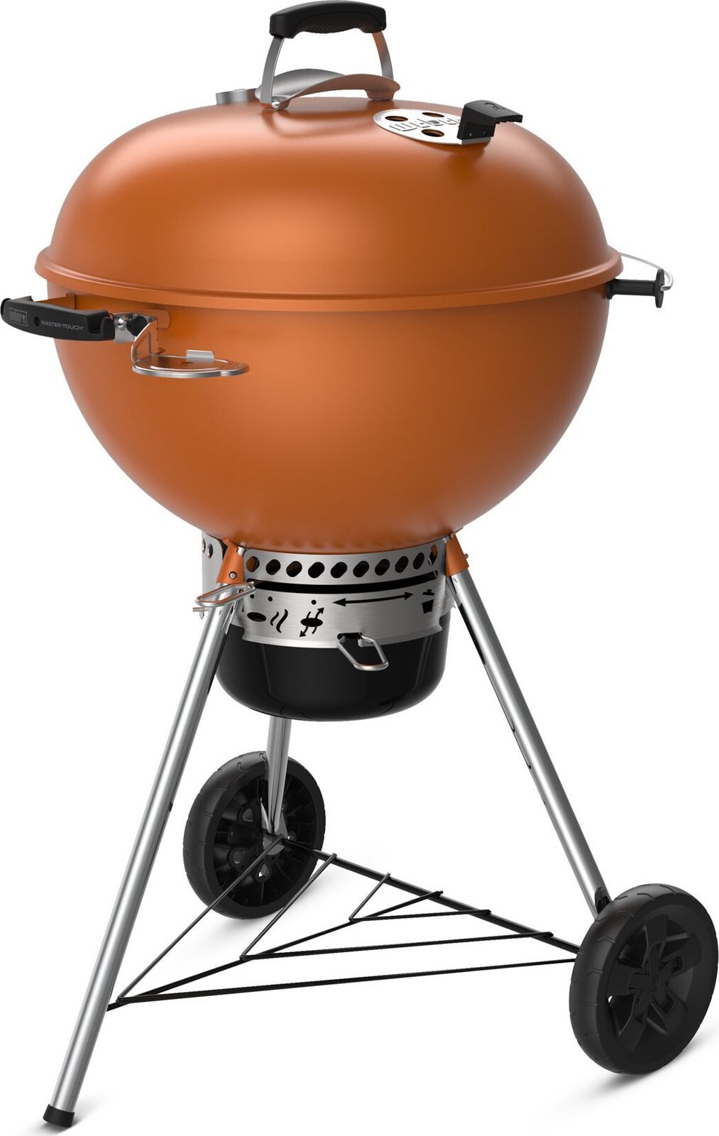 WEBER Gril na drevo a uhlie Master-Touch GBS C-5755 priemer 57 cm, Burnt Orange