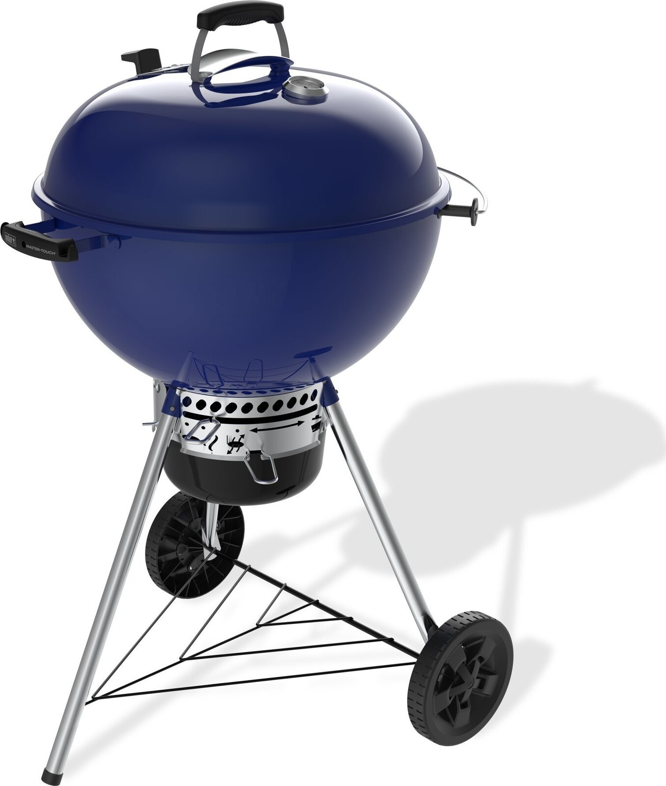 WEBER Gril na drevo a uhlie Master-Touch GBS C-5755 priemer 57 cm, Ocean Blue