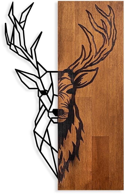 Nejlevnější nábytek Dekorácia na stenu NN01671 – jeleň