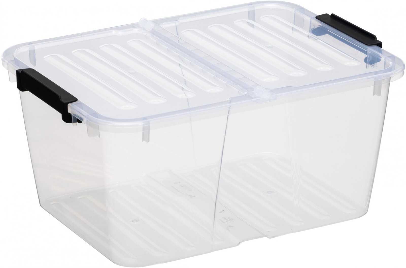Siguro Fold Box so skladacím vekom 15 l, 39,4 × 29,5 × 18,5 cm, transparentný