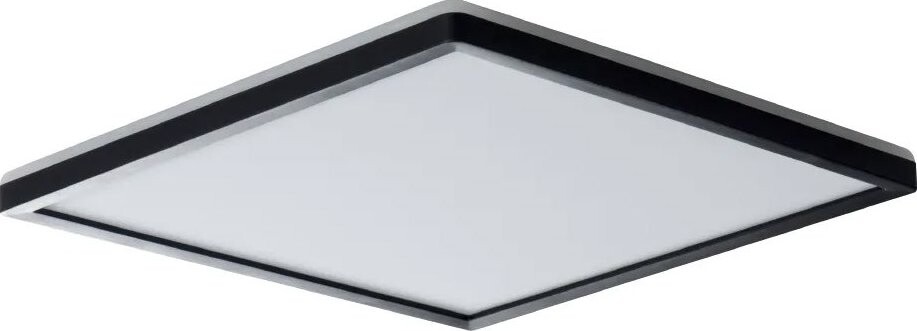 Luxera Prezent Cordia SQ LED 24 W 3CCT IP54 s podsvietením, čierne