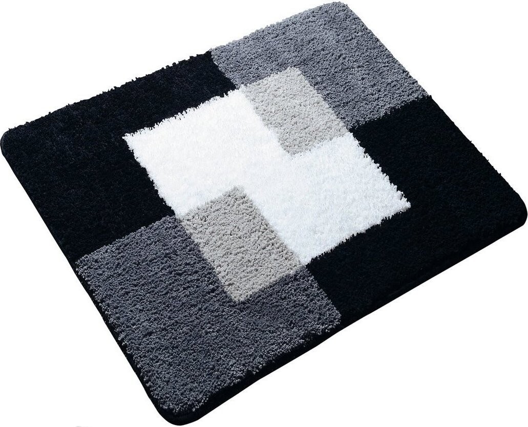 Ridder Coins Kúpeľňová predložka 55 × 50 cm s protišmykom 100 % polyester, sivá, 7103807