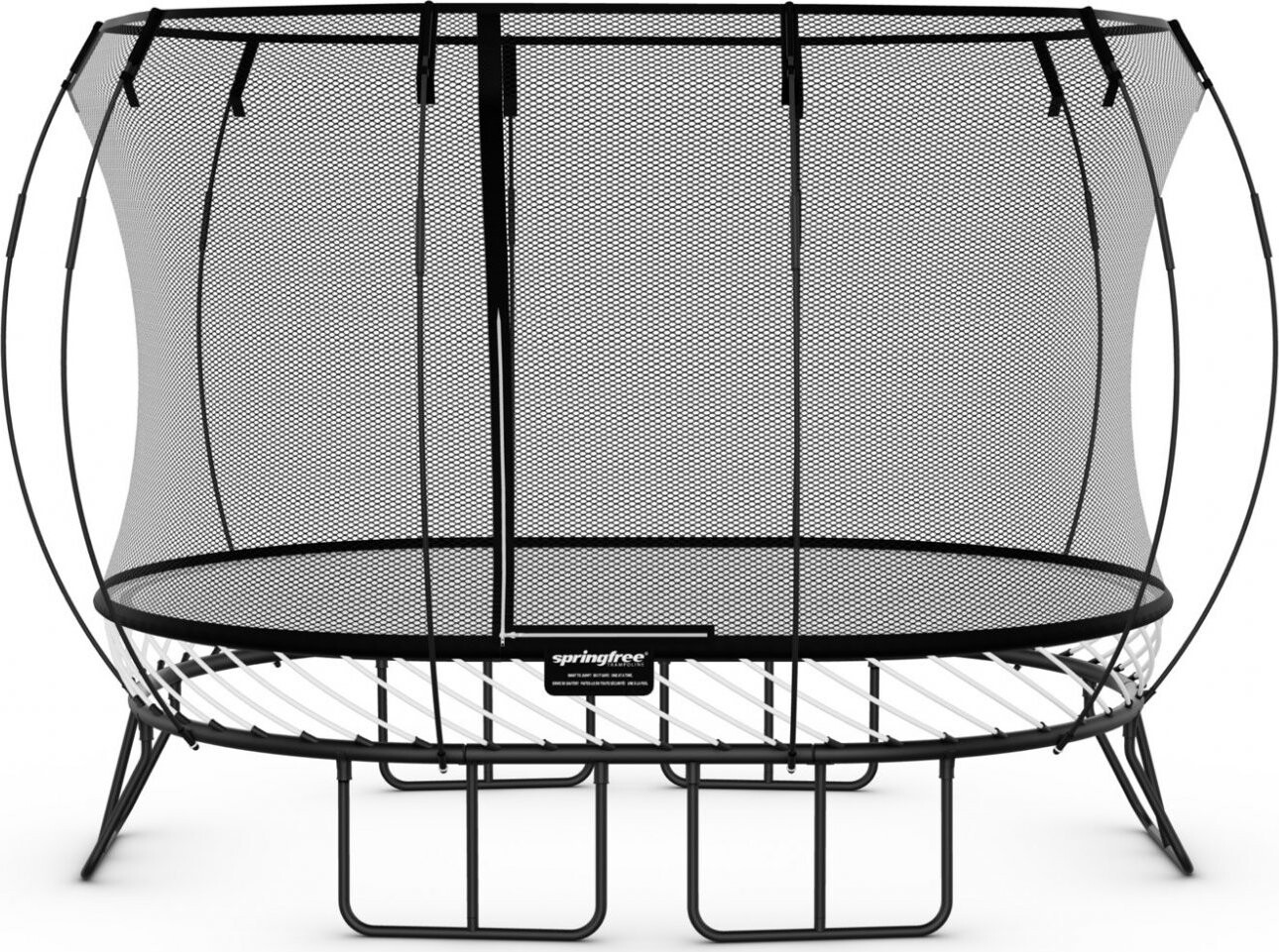 Springfree Trampoline® Medium Oval (O77) Trampolína s ochrannou sítí, 240 × 340 cm