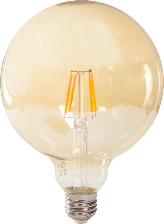 Tesla GLOBE G125 VINTAGE, E27, 4W, 230V, 380lm, 2400K, 360st, zlatá