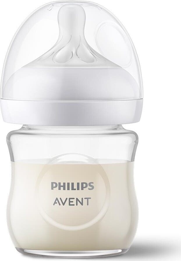 Philips AVENT SCY930/01 Fľaša Natural Response sklenená 120 ml, 0-3m, 1 ks