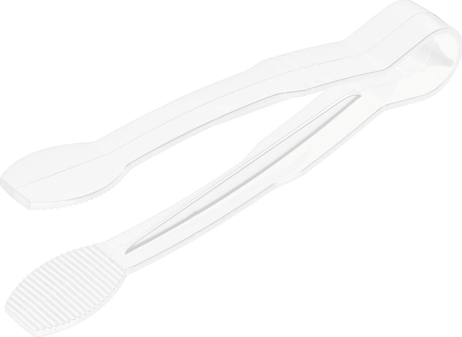 ARAVEN Bufetové kliešte ploché, polykarbonát 230 mm, biele