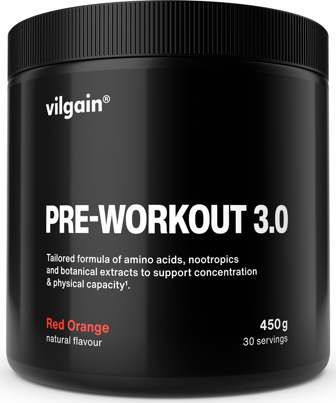 Vilgain Pre-workout 3.0 červený pomaranč 450 g