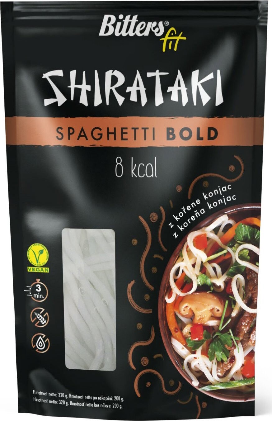 Bitters Shirataki FIT špagety bold 280 g