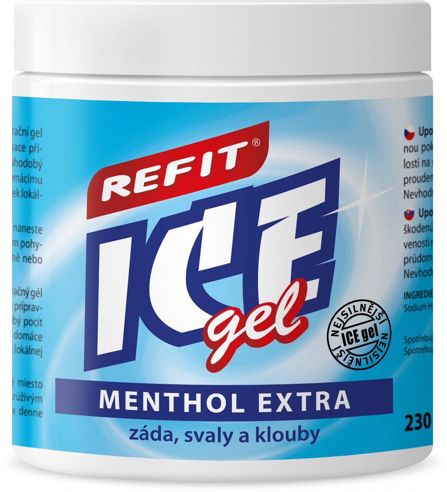 REFIT Ice Gel Mentol Extra 230 ml