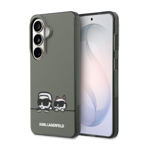 Karl Lagerfeld IML K&CH Peekaboo Logo Magnetic Zadní Kryt pro Samsung Galaxy S26 Black