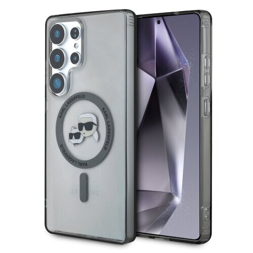 Karl Lagerfeld IML K&CH Heads MagSafe Zadní Kryt pro Samsung Galaxy S25 Ultra Black
