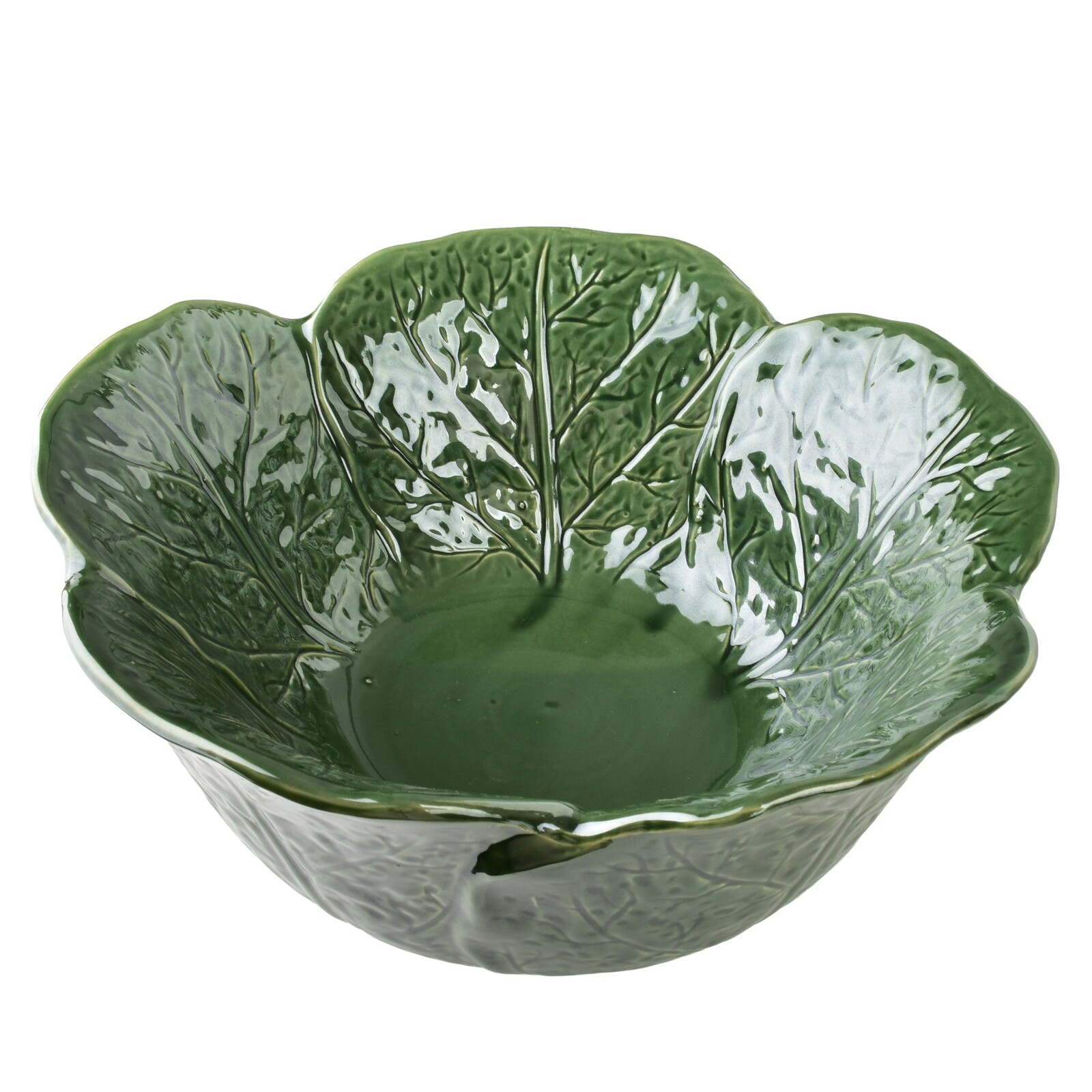 Dekorativní keramická mísa LETTU 30 cm zelená