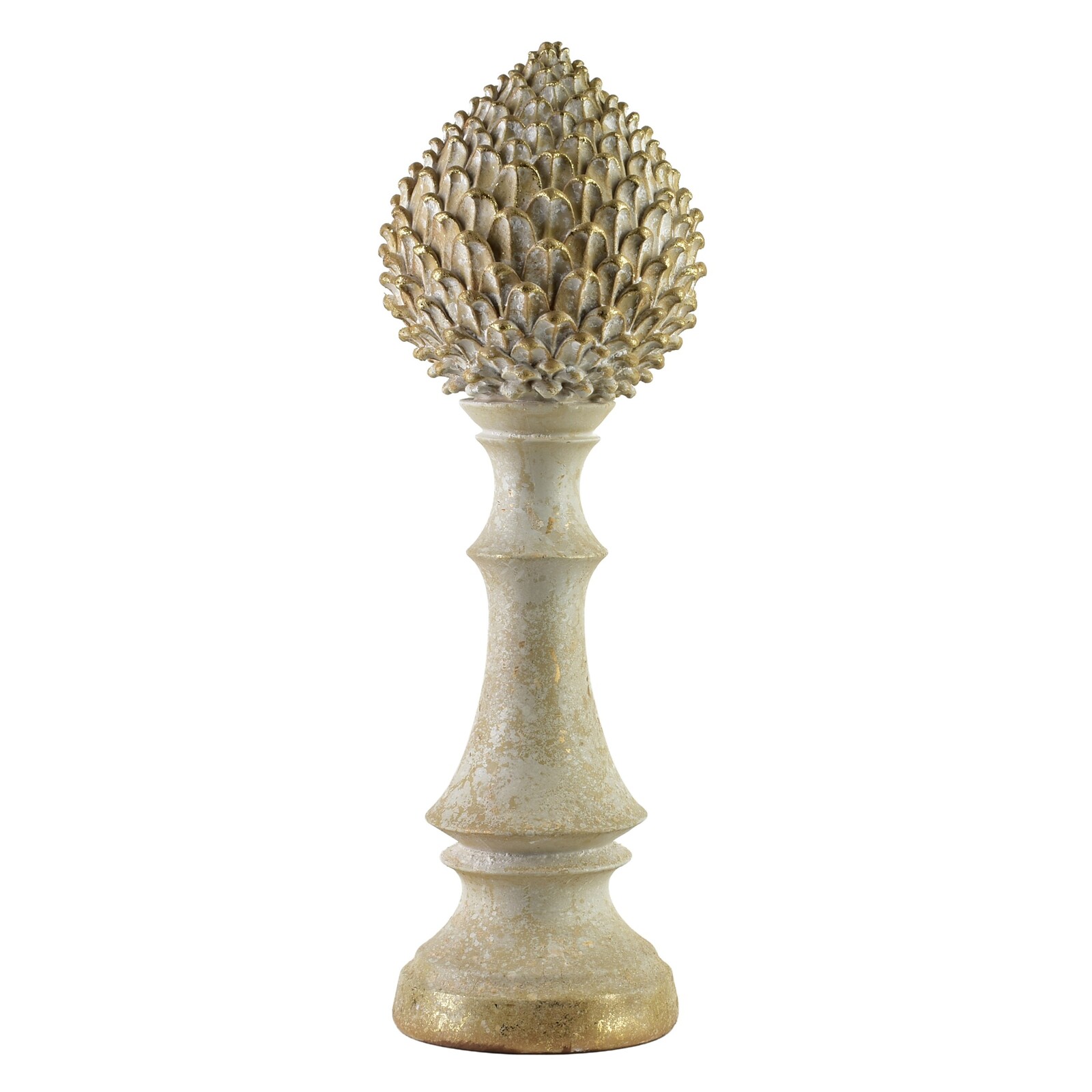 Keramická dekorace LILA 52 cm béžová