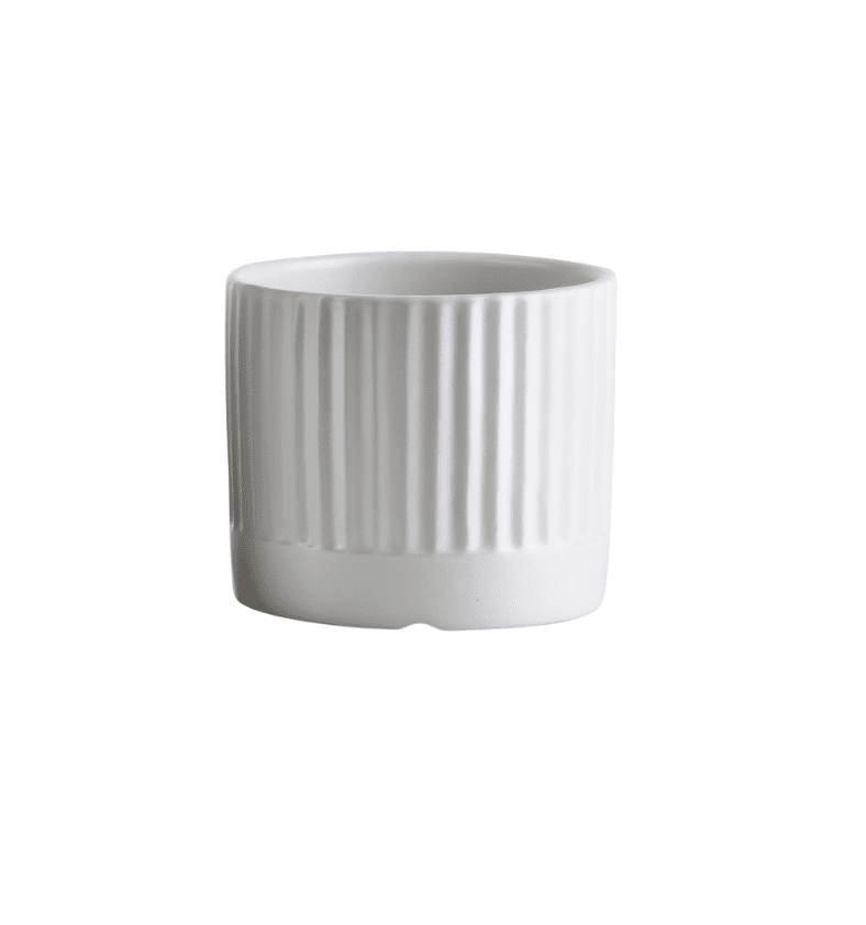 Keramický květináč NEVA XVIII 12x10 cm bílý