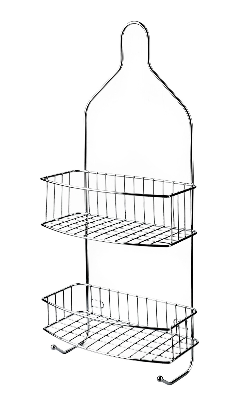 Koupelnová polička CARL SILVER 15x56 cm stříbrná