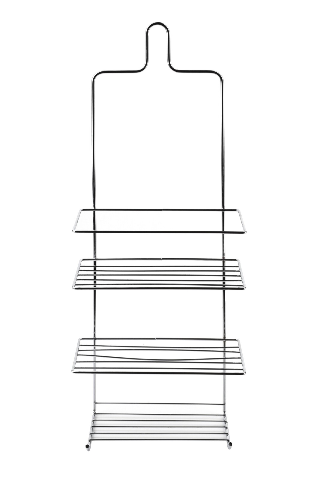 Koupelnová polička CARL SILVER 18,5x47,5 cm stříbrná