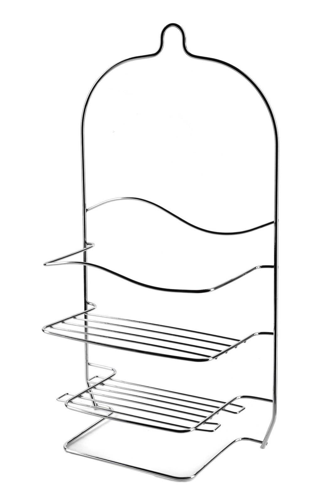 Koupelnová polička CARL SILVER 21,5x40,5 cm stříbrná